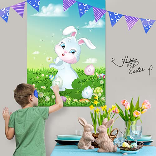 Pin The Tail on The Bunny Game for Birthday Party