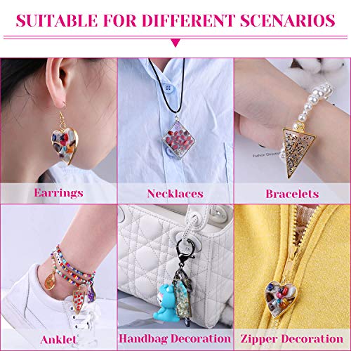 60Pcs Hollow Frame Pendants (60 Count)