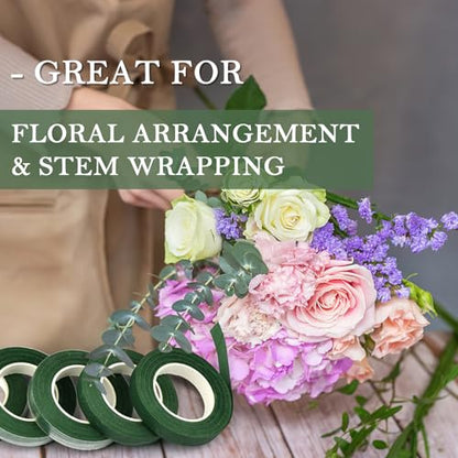 8 Rolls Floral Tape (720 Foot)