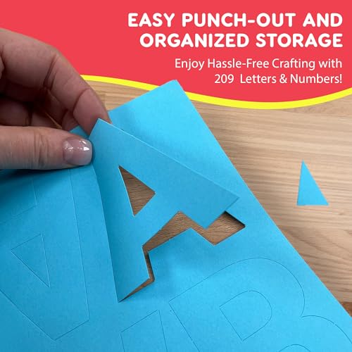 3 Inch Bulletin Board Letters & Numbers (209 Count)