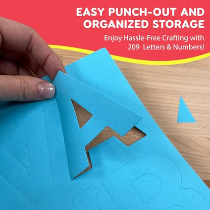 3 Inch Bulletin Board Letters & Numbers (209 Count)
