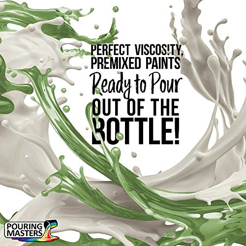 Pouring Masters Green Apple Metallic Pearl Ready to Pour Acrylic Pouring Paint (32 Fl Oz)