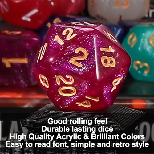 10 Sets Polyhedral Dice (70 Count)