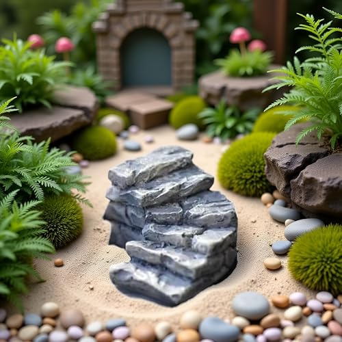 Curved Stone Steps Miniature Fairy Garden Accessories