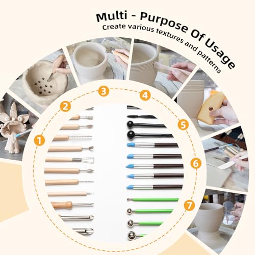 42 PCS Clay Tool