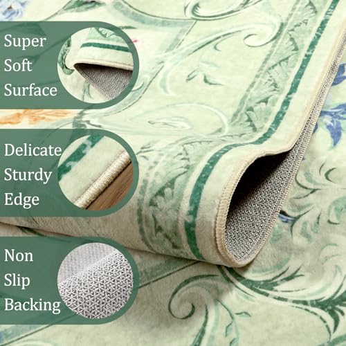 5x7 Sage Green Area Rugs (35 Sq Ft)