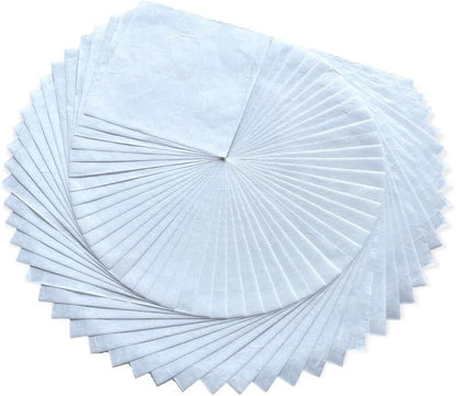 50 Sheets 6 x 6 Inches Natural Fiber Mulberry paper Sheets Square Origami Paper Arts Folding Craft, Decoration Paper, Square Folding Paper for DIY Crafts (White Color, 6x6 Inch) - Crafty Corner