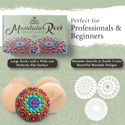 MoonGarden Mandala Rock Painting Kit