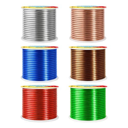 10 GA Green Brown Red Assorted Anodized Aluminum Craft Wire