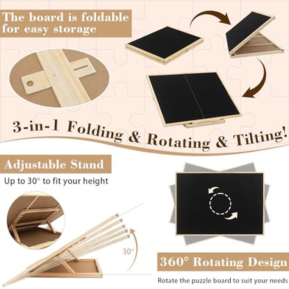 Foldable Puzzle Board 1500 Pieces (1500 Count)