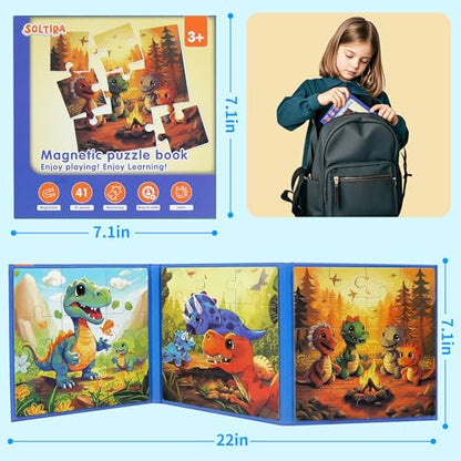 Magnetic Puzzles for Toddlers 3 (41 Count)