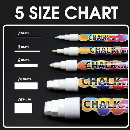 White Window Chalk Markers Pen