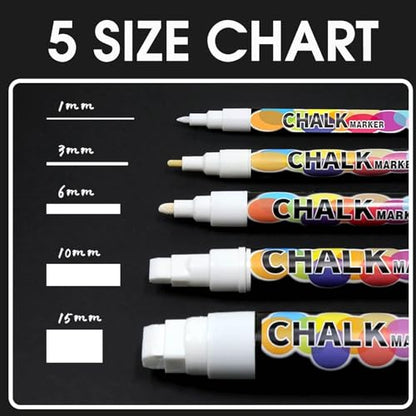 White Window Chalk Markers Pen