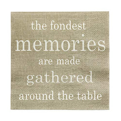 Gray Paper Luncheon Napkin (20 Count)
