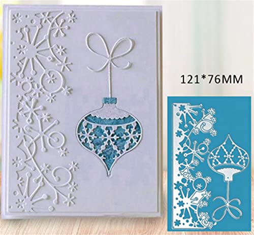 Ammsochy Metal Cutting Dies DIY Merry Christams Embossing Stencil Template Scrapbooking Card Making Mold Photo Album Arts Crafts Tools