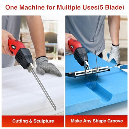 Air Cooled Hot Knife Foam Cutter Kit for Grooving