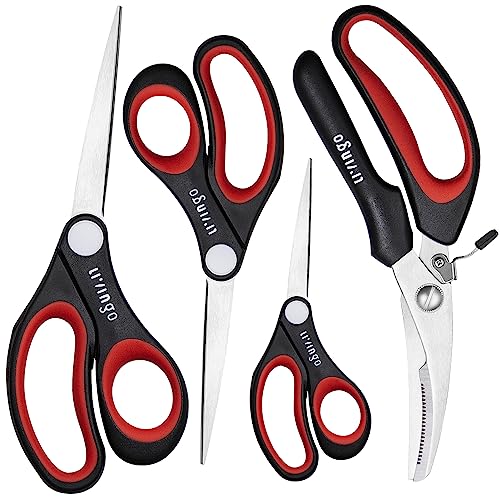 4 Pack Multipurpose Shears (4 Count)