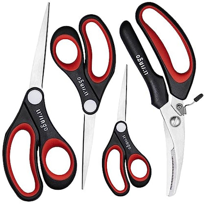 4 Pack Multipurpose Shears (4 Count)