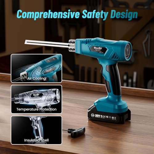 Cordless Foam Cutter with 2x21V 2000mAh Batteries