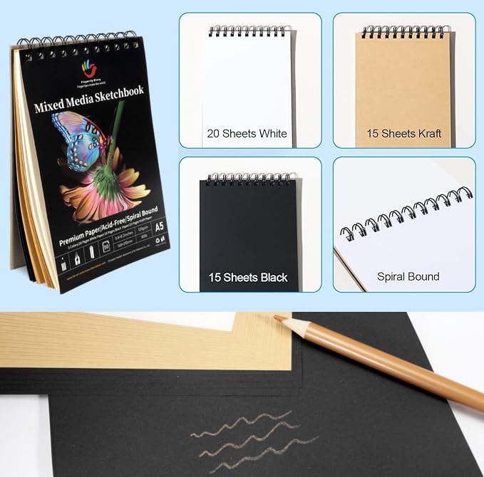 80PCS Drawing Set Sketching Kit