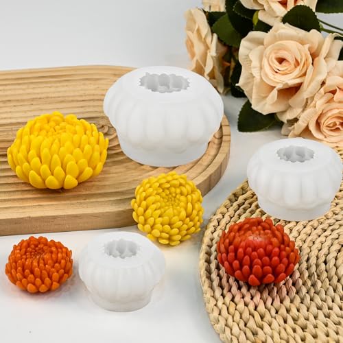 Flower Candle Molds (3 Count)