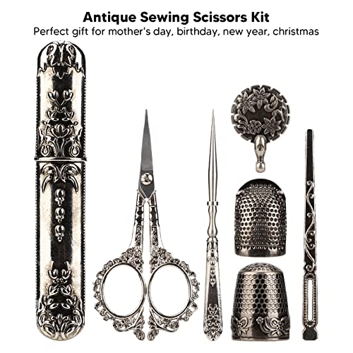 Vintage Embroidery Scissors Set