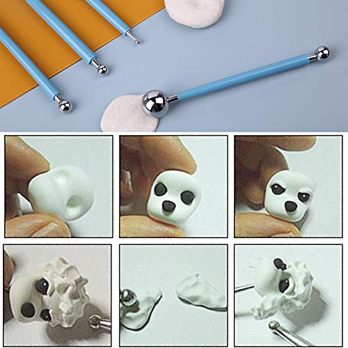 9 PCS Dotting Tools Ball Styluses with Box