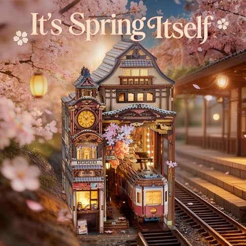 Sakura Train Book Nook Kit