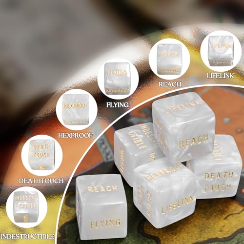 48 Piece Abikities Keyword MTG Dice Counters (48 Count)