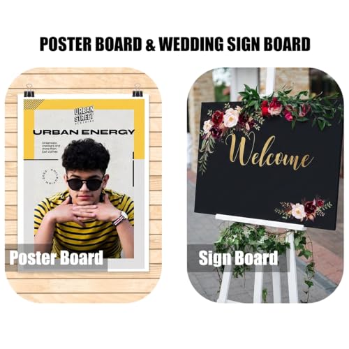20Pack 12" x 16.5" Black Foam Board with 3
