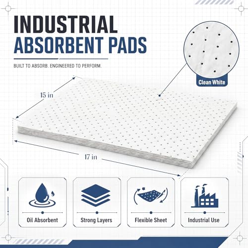 30 Pcs Oil Absorbent Pad for Spill (30 Count)