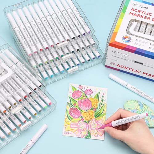 60 Colors Acrylic Paint Markers (60 Count)