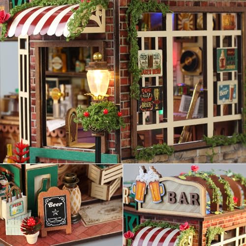 DIY Miniature House Kit with Furniture Plus Dust Proof