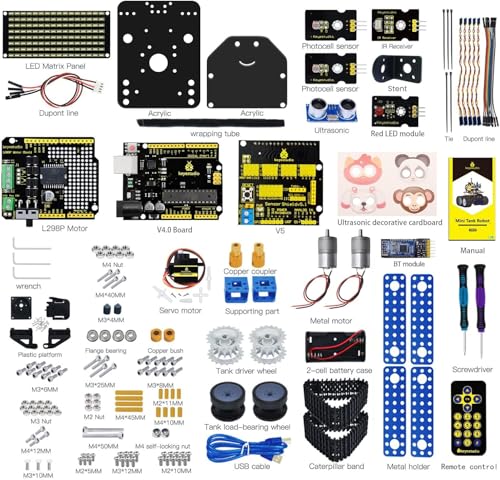 Mini Tank Kit V2 Smart Car for Arduino