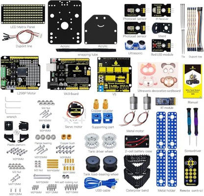 Mini Tank Kit V2 Smart Car for Arduino