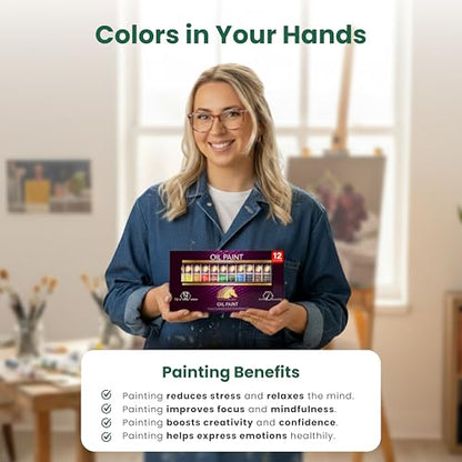 Oil Paint Set (4.87 Fl Oz)