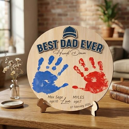 10'' Best Dad Ever Hands Down