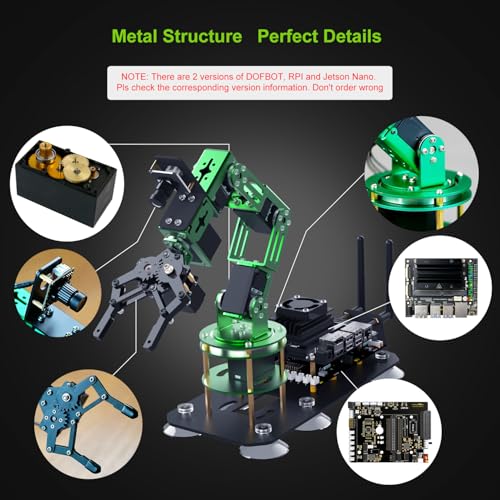 6DOF Robotic Arm for Jetson Nano 4GB ROS2
