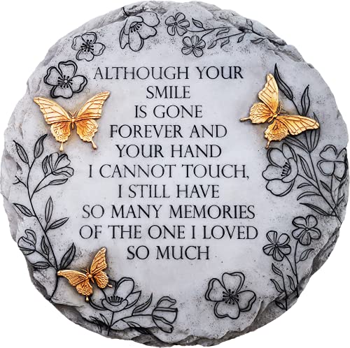 Garden Décor Bronze Butterfly Stepping Stone