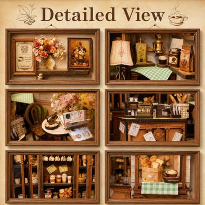 Book Nook DIY Miniature House Kit
