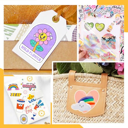 Holographic Sticker Paper Clear Overlay Lamination Vinyl Laminate Sticker Film A4 210mm x 297mm 28 sheets