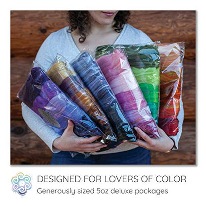 Merino Silk Luxe Tonal Designer Blend. Superfine Merino