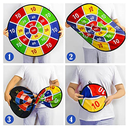 29" Dart Board Games for Kids (24 Count)