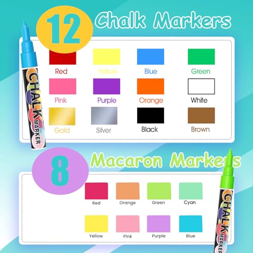 Extra Fine Tip Liquid Chalk Markers for Chalkboard