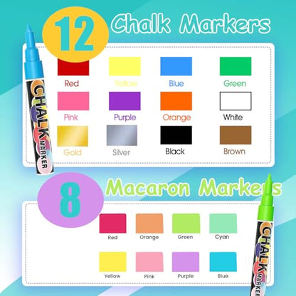 Extra Fine Tip Liquid Chalk Markers for Chalkboard