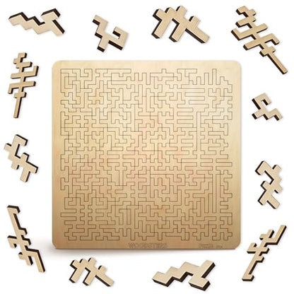 Mind Bending Wooden Jigsaw Puzzle (130 Count)
