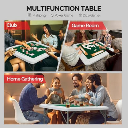 35" Foldable Mahjong Table