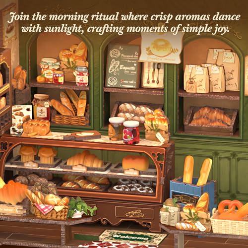 Book Nook Kit DIY Miniature House Bakery Dessert Shop Dollhouse
