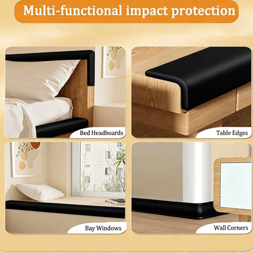 Single Sided Foam Weather Stripping Tape Black (32.8 Foot)