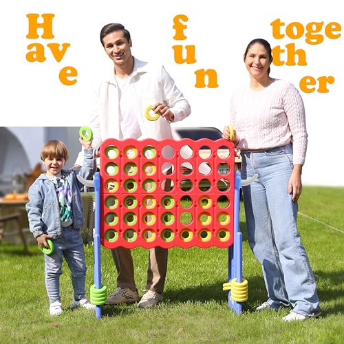 Height Adjustable Giant 4 in a Row Connect Game